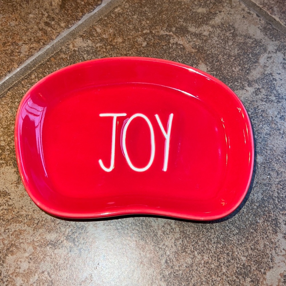 Rae Dunn “Joy” Soap Holder